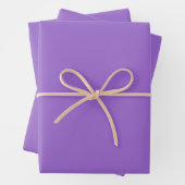 Amethyst (Vollfarbe) Geschenkpapier Set (Beispiel)