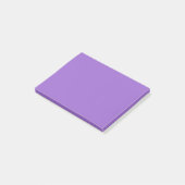 Amethyst (Vollfarbe) Post-it Klebezettel (angewinkelt)