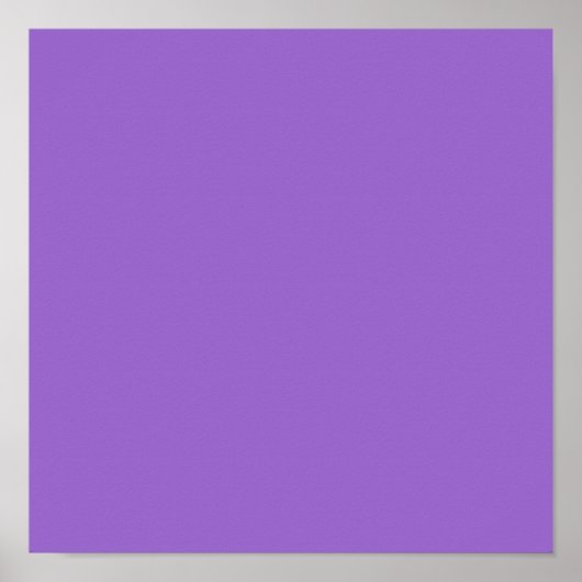 Amethyst (Vollfarbe) Poster (Vorne)