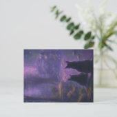 Amethyst-Wald Feiertagspostkarte (Stehend Vorderseite)