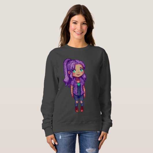 Amethyst Wanderer Sweatshirt (Vorne ganz)