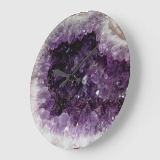AMETHYST-Wandleuchte| m3galleryStudio Große Wanduhr (Winkel)