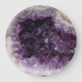 AMETHYST-Wandleuchte| m3galleryStudio Große Wanduhr