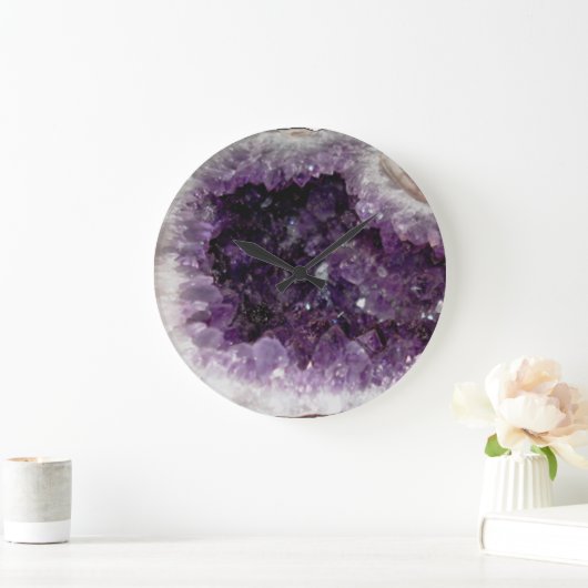 AMETHYST-Wandleuchte| m3galleryStudio Große Wanduhr (Zuhause)
