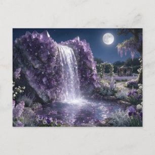 Amethyst-Wasserfall im Februar Postkarte