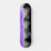 Amethyst weißer grauer schwarzer Geode Druzy Skateboard (Vorne)
