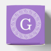 Amethyst Welch griechischer Schlüsselrahmen erste Geschenkschachtel (Oben)