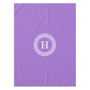 Amethyst Welch griechischer Schlüsselrahmen erste  Tischdecke