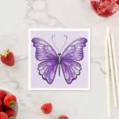 Amethyst Wings Paper Napkin Serviette (Beispiel)
