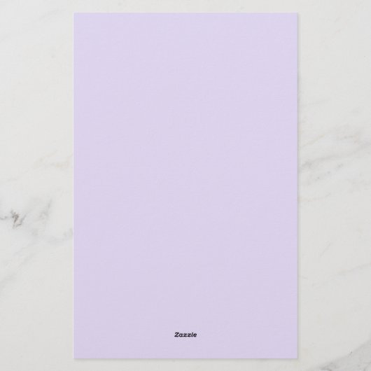 Amethyst Wings Stationery Briefpapier (Rückseite)