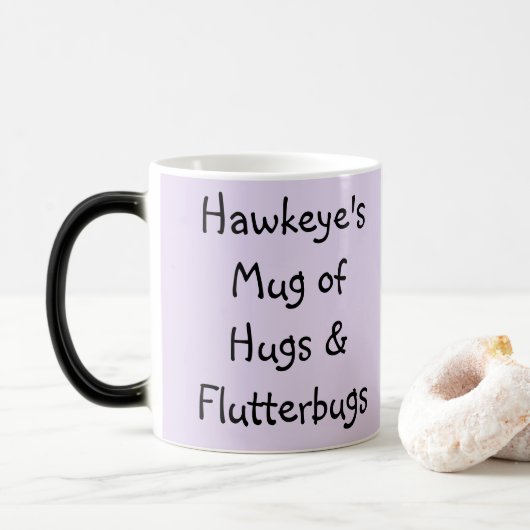 Amethyst Wings Tasse anpassen (Mit Donut)