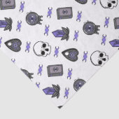 Amethyst Witch Gothic Triple Moon Muster Seidenpapier (Detail)