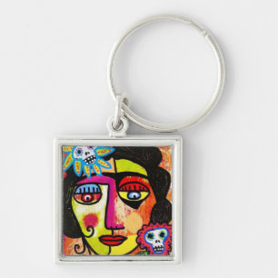 Amethyst Zucker Sull Frida durch SilberZweigArts Schlüsselanhänger