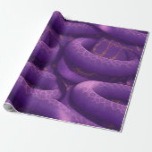 Amethystine Python Retro Farbiges, individuelles M Geschenkpapier (Ungerollt)