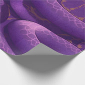 Amethystine Python Retro Farbiges, individuelles M Geschenkpapier (Ecke)