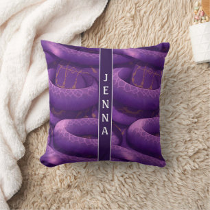 Amethystine Python Retro Farbiges, individuelles M Kissen