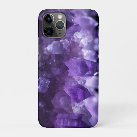 Amethystkristalle Case-Mate iPhone Hülle (Rückseite)