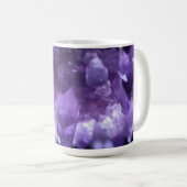Amethystkristalle Kaffeetasse (VorderseiteRechts)