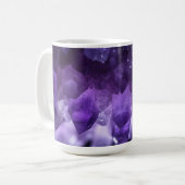Amethystkristalle Kaffeetasse (Vorderseite Links)