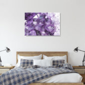 Amethystkristalle Leinwanddruck (Insitu (Schlafzimmer))