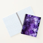Amethystkristalle Notizblock (Innenseite)