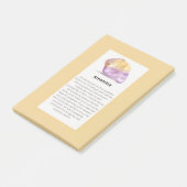 Ametrine Crystal Meaning Juwelier Display Post-it Klebezettel (angewinkelt)
