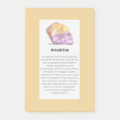 Ametrine Crystal Meaning Juwelier Display Post-it Klebezettel (Vorderseite)