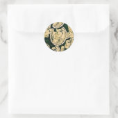 AMEX BLACK RUNDER AUFKLEBER (Tasche)