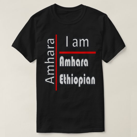 Amhara Ethiopia T-Shirt (Design vorne)