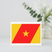Amhara Flag Postkarte (Stehend Vorderseite)