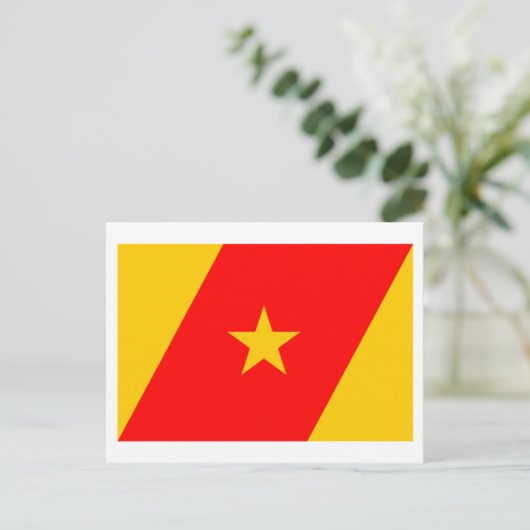 Amhara Flag Postkarte (Stehend Vorderseite)