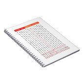 Amharic Alphabet Äthiopische Sprache Notizblock (Rechte Seite)