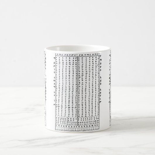 Amharic AlphaBet Classic Tasse lernen (Mittel)