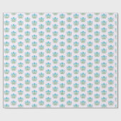 Amherst Blumenprint auf Lavendel Geschenkpapier (Flach)