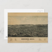 Amherst, Massachusetts (1886) Postkarte (Vorne/Hinten)