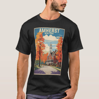 Amherst New York Usa Vintage Travel Tourism T-Shirt