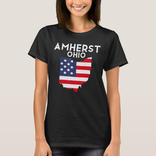 Amherst Ohio USA Staat America Travel Ohioan T-Shirt (Vorderseite)
