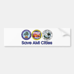 AMI Cities Autoaufkleber gerettet