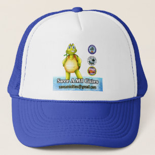 AMI Cities Turtle Logo-Hut gerettet Truckerkappe