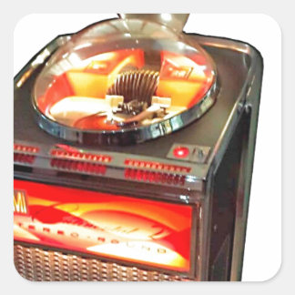 AMI Continental 2 Jukebox Quadratischer Aufkleber