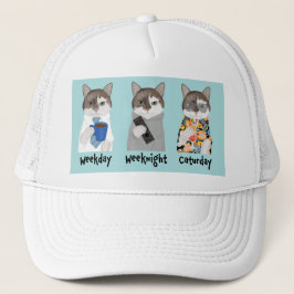 Ami der Office Cat Hat Truckerkappe