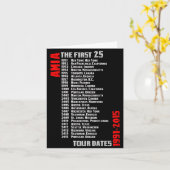 AMIA 25. Jubiläum: Grußkarten Karte (Gelbe Blume)