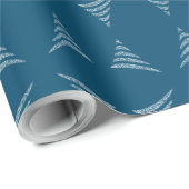 Amiable monochrome künstlerische Weihnachtsbaum Geschenkpapier (Rolleneckpunkt)