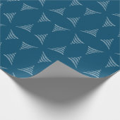 Amiable monochrome künstlerische Weihnachtsbaum Geschenkpapier (Ecke)