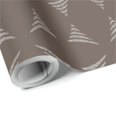 Amiable monochrome künstlerische Weihnachtsbaum Geschenkpapier (Rolleneckpunkt)