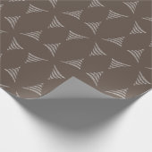 Amiable monochrome künstlerische Weihnachtsbaum Geschenkpapier (Ecke)