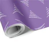 Amiable monochrome künstlerische Weihnachtsbaum Geschenkpapier (Rolleneckpunkt)