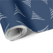 Amiable monochrome künstlerische Weihnachtsbaum Geschenkpapier (Rolleneckpunkt)