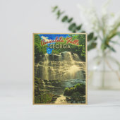 Amicalola Falls Georgia Postkarte (Stehend Vorderseite)