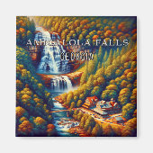 Amicalola Falls Georgia Souvenir Kühlschrankmagnet (Vorne)